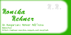 monika mehner business card